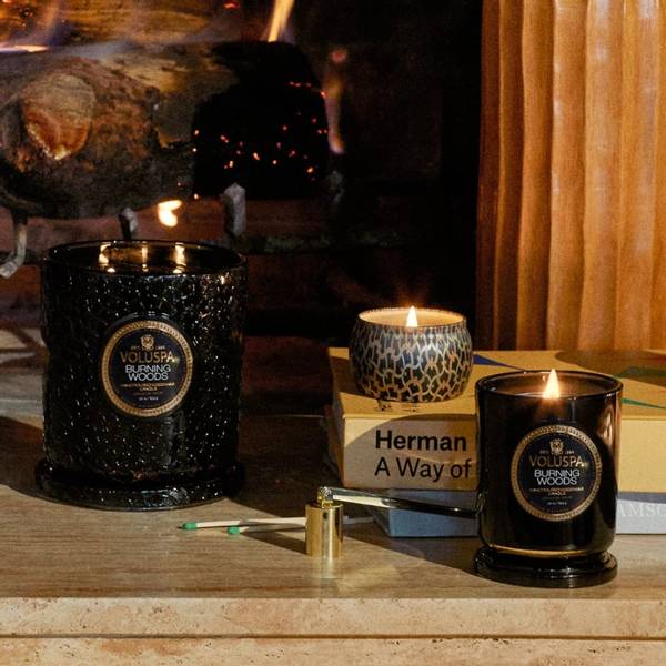 Voluspa Burning Woods Boxed Candle 60timer
