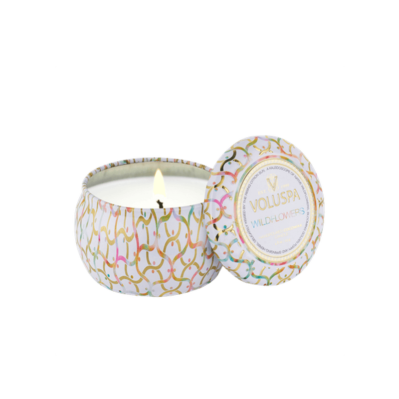 Voluspa Wildflowers Mini Tin Candle 25timer