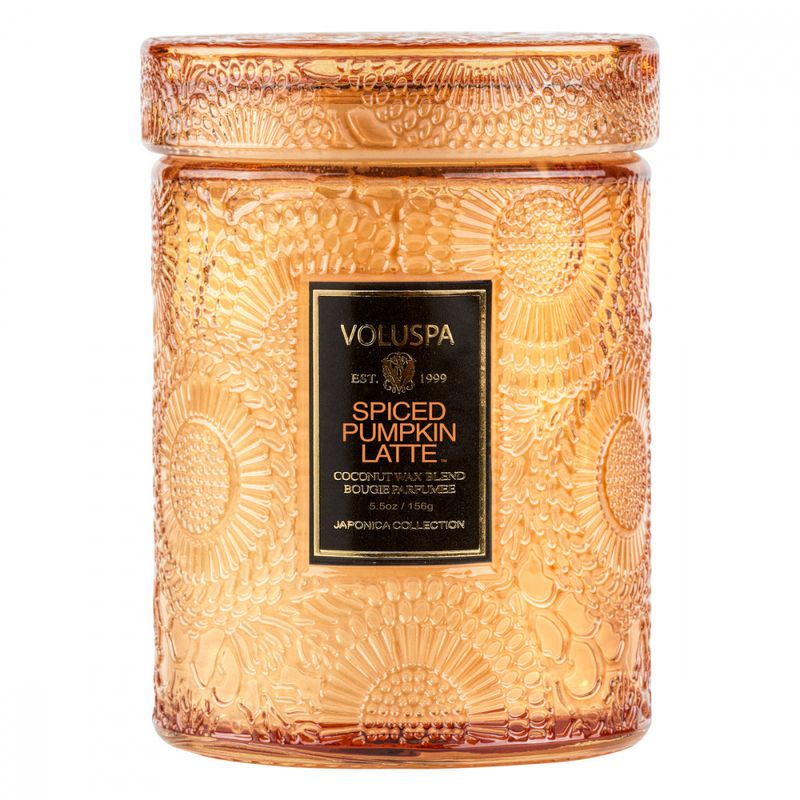 Voluspa Spiced Pumpkin Latte Small Jar Candle 50timer