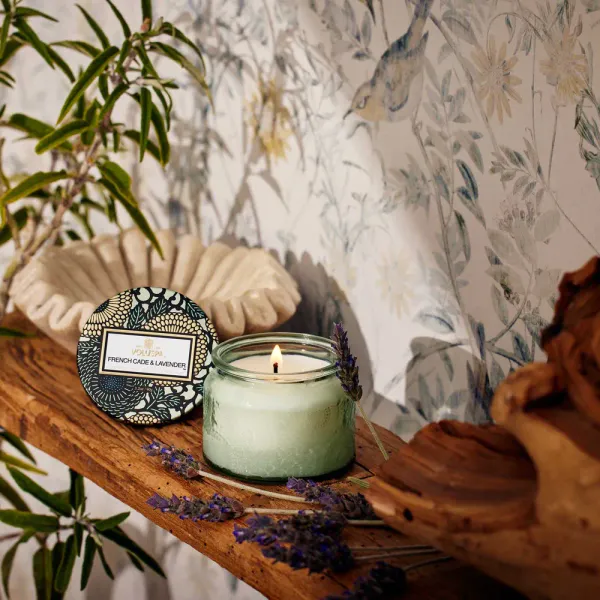 Voluspa French Cade & Lavender Petite Jar Candle 20timer
