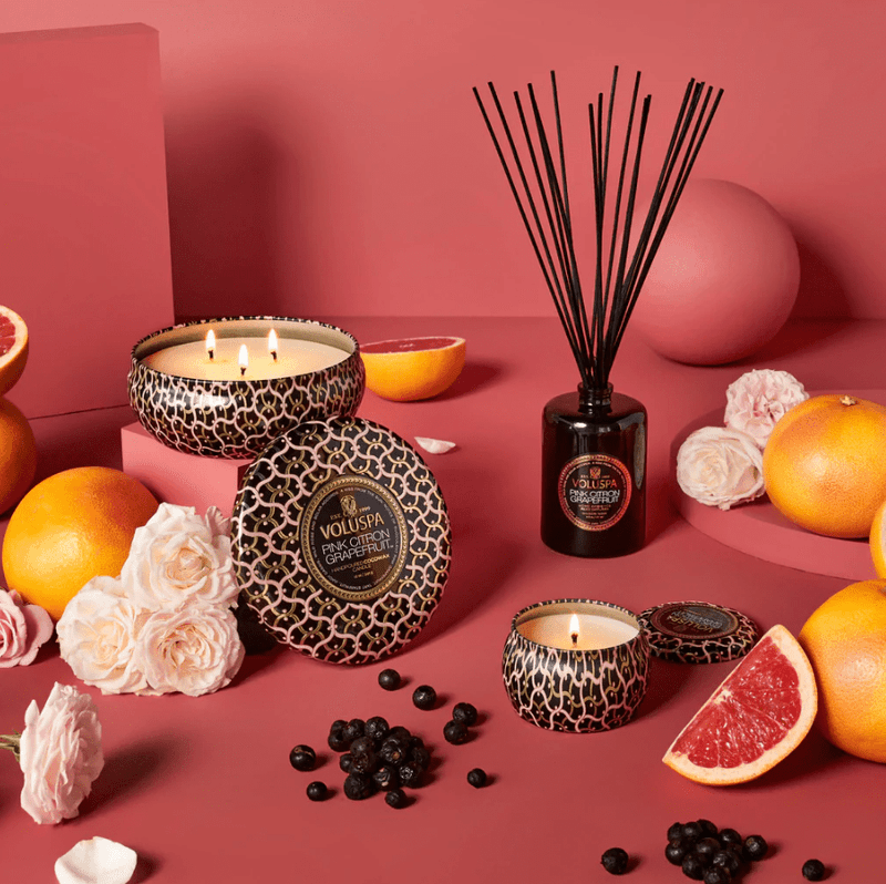 Voluspa Pink Citron Grapefruit Reed Diffuser 177ml