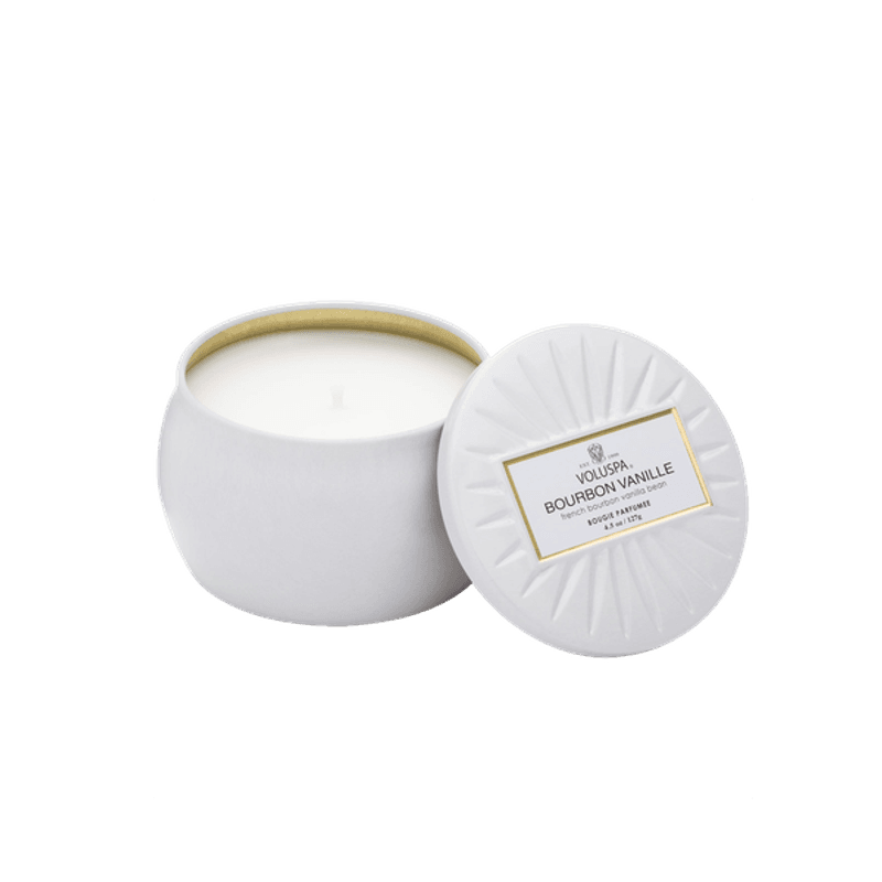 Voluspa Bourbon Vanille Mini Tin Candle 25timer