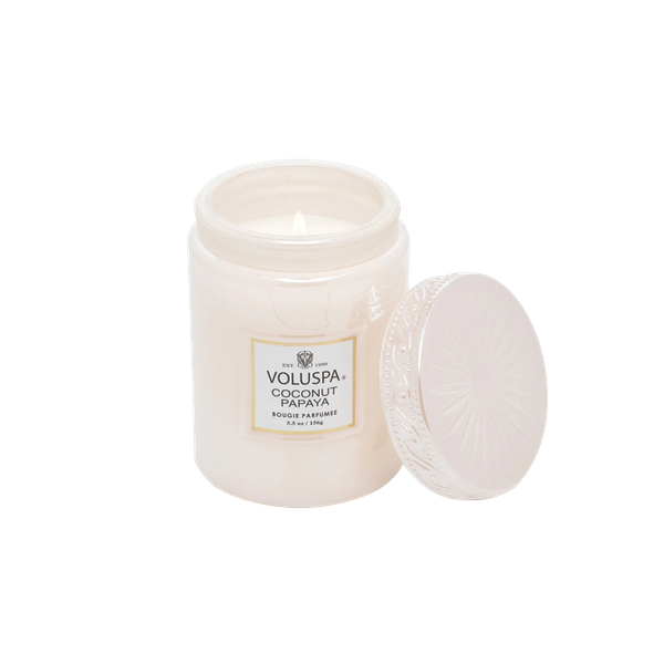 Voluspa Coconut Papaya Small Jar Candle 50timer