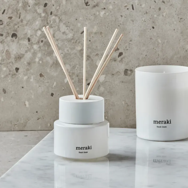 Meraki Scented Duftfrisker - Fresh Linen Hvit 100ml