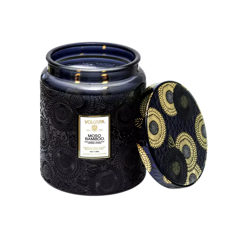 Voluspa Moso Bamboo Luxe Jar Candle 140 timer