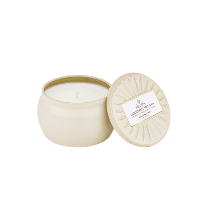 Hovedbilde Voluspa Coconut Papaya Mini Tin Candle 25timer